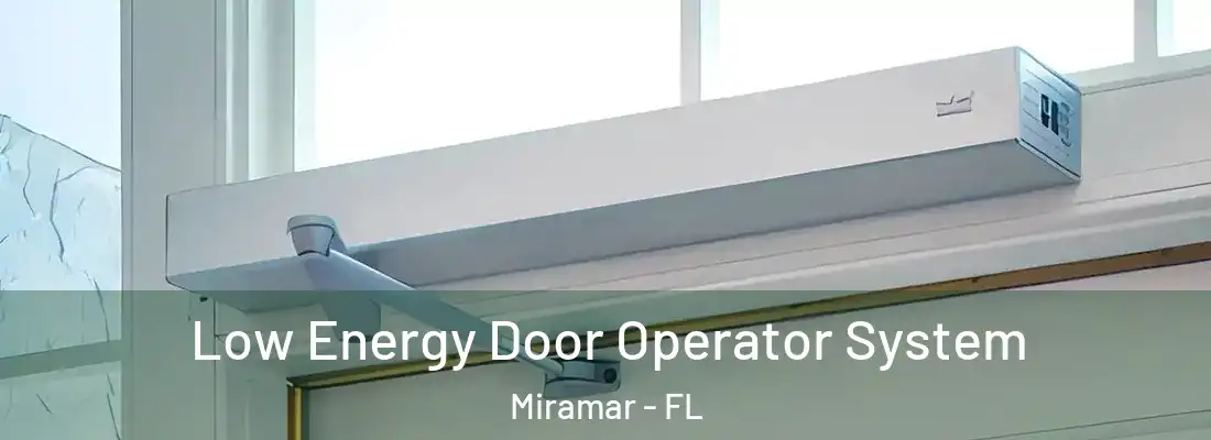 Low Energy Door Operator System Miramar - FL