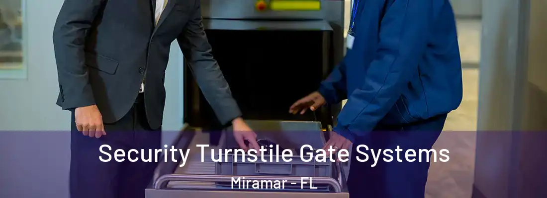 Security Turnstile Gate Systems Miramar - FL